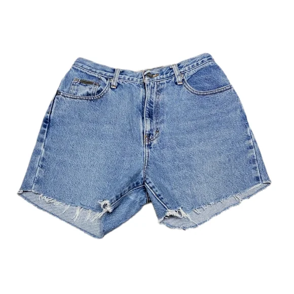 Calvin klein hot sale cut off shorts